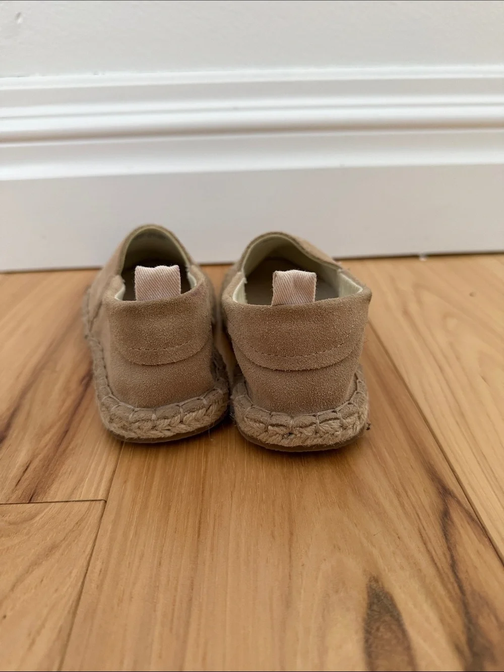 Zara Kids Beige Slip-On Espadrille Moccasins Size 26 (9.5 Toddler)